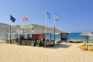 Greece, Ios Island Stock Photography. Mylopotas beach.
